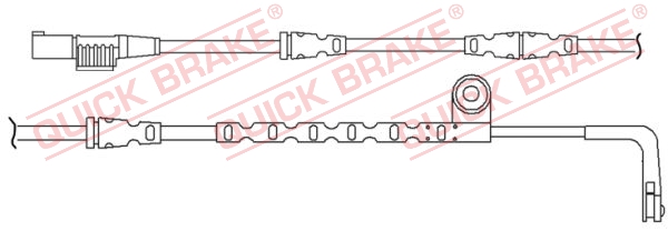 Czujnik zużycia klocka